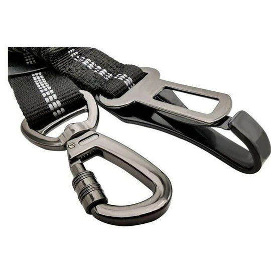 Dog Car Seat with Safety Harness and Adjustable Strap