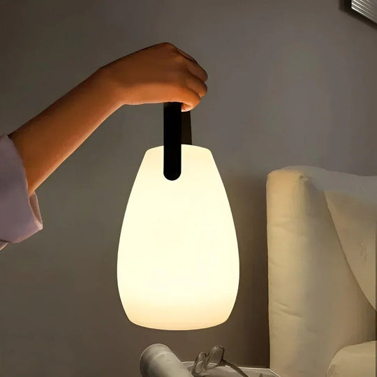 Table Lamp with Cordless Design and Waterproof Features