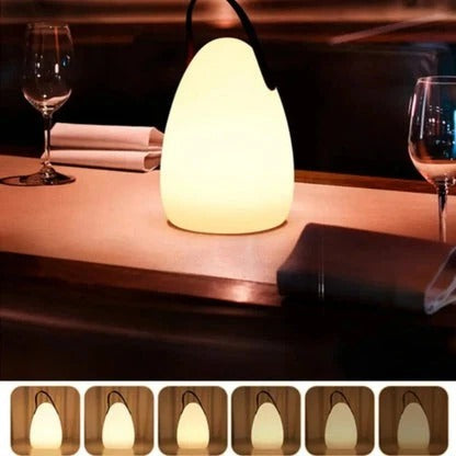 Table Lamp with Cordless Design and Waterproof Features