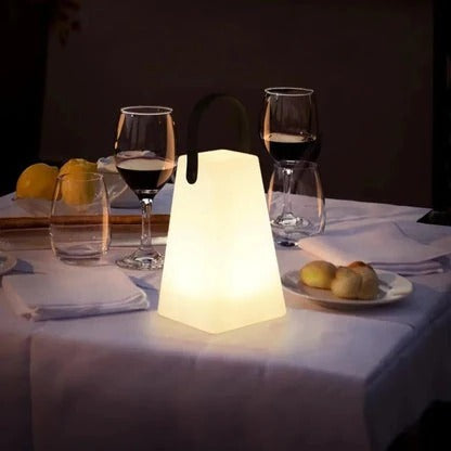 Table Lamp with Cordless Design and Waterproof Features
