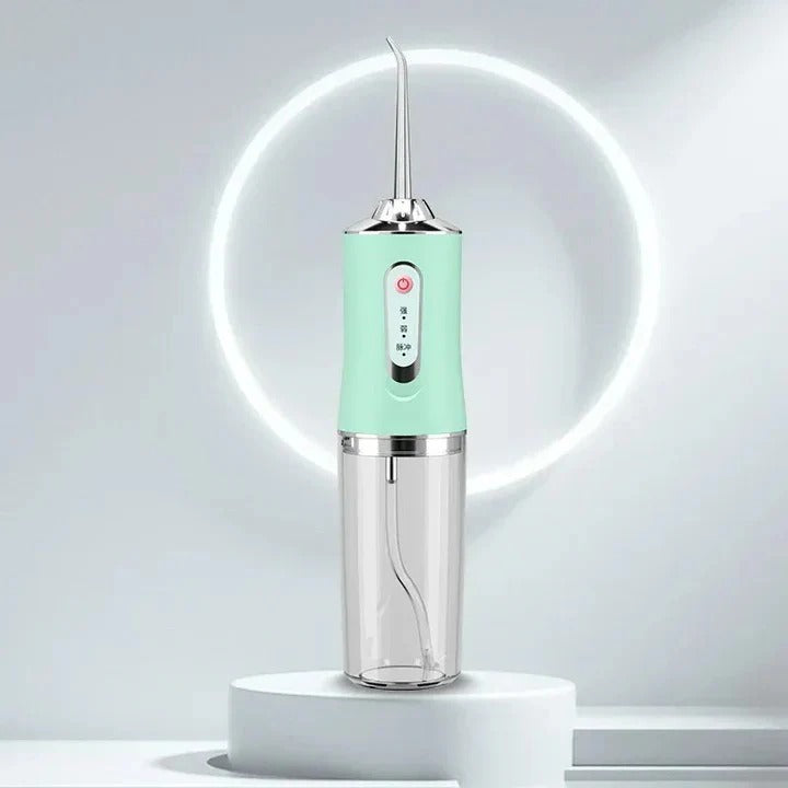 Water Flosser with Rechargeable Battery and Replaceable Nozzles