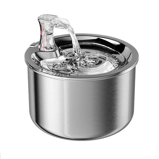 Cat Water Fountain with Stainless Steel and Filter