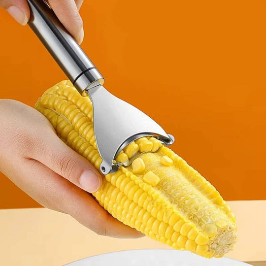 Corn Peeler with Stainless Steel Blade and Comfortable Grip