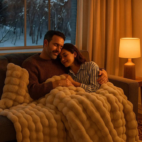 Cozy Blanket with Stylish Design and Year-Round Comfort