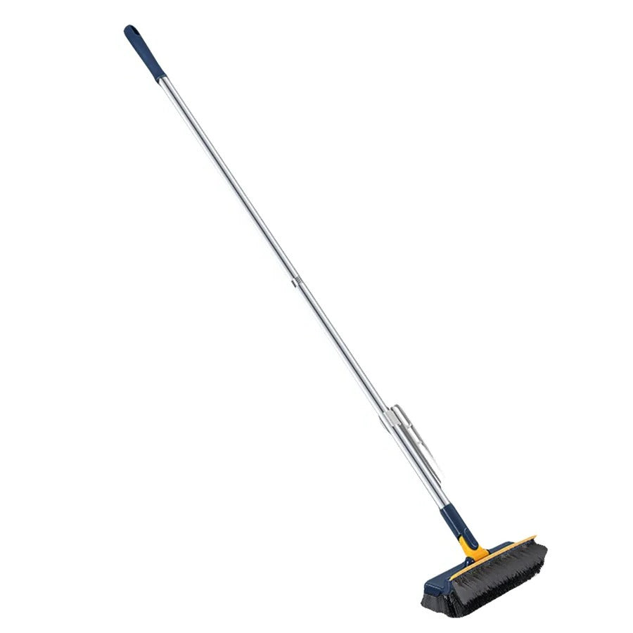 Floor Scrub Brush with Long Handle and Stiff Bristles
