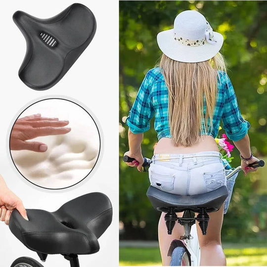 Bike Saddle with Memory Foam and Ventilation
