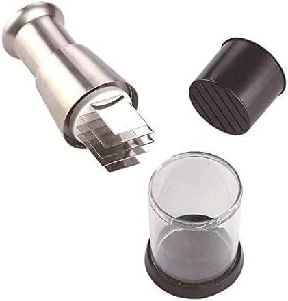 Food Chopper with Manual Operation and Stainless Steel Design