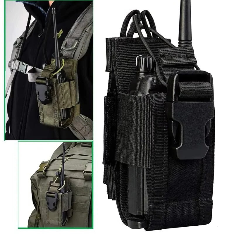 Tactical Pouch with Durable 600D Fabric and MOLLE System
