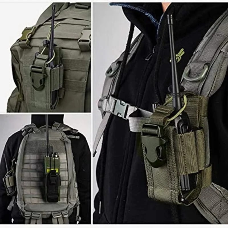 Tactical Pouch with Durable 600D Fabric and MOLLE System