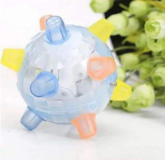 Dog Toy with Interactive Bouncing and Jumping Features