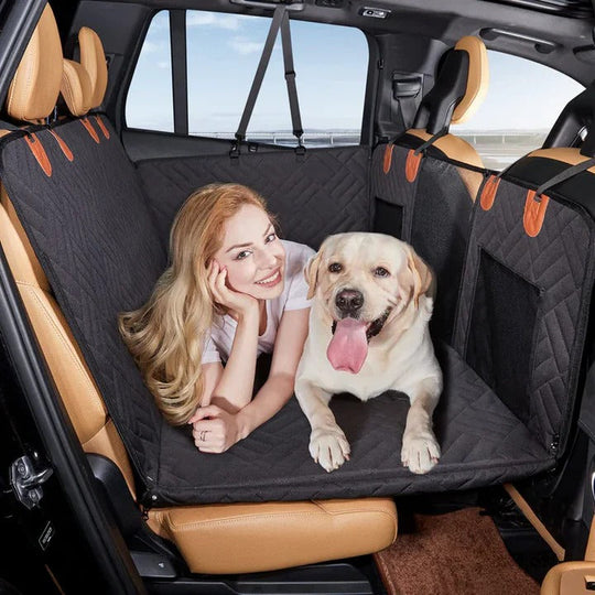 Dog Car Seat Cover with Waterproof Material and Non-Slip Base