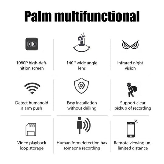 WiFi Security Camera with Night Vision and Motion Detection