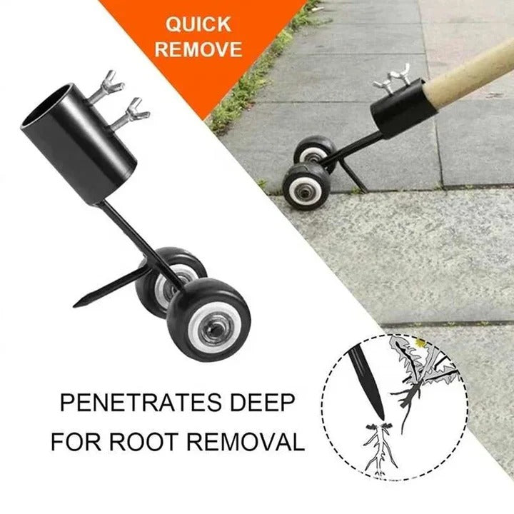 Weed Remover with Adjustable Design and Crevice Tool