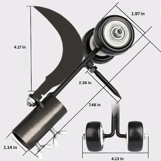 Weed Remover with Adjustable Design and Crevice Tool