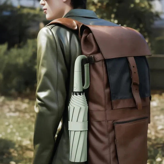 Umbrella with Wind Resistance and Reflective Trim