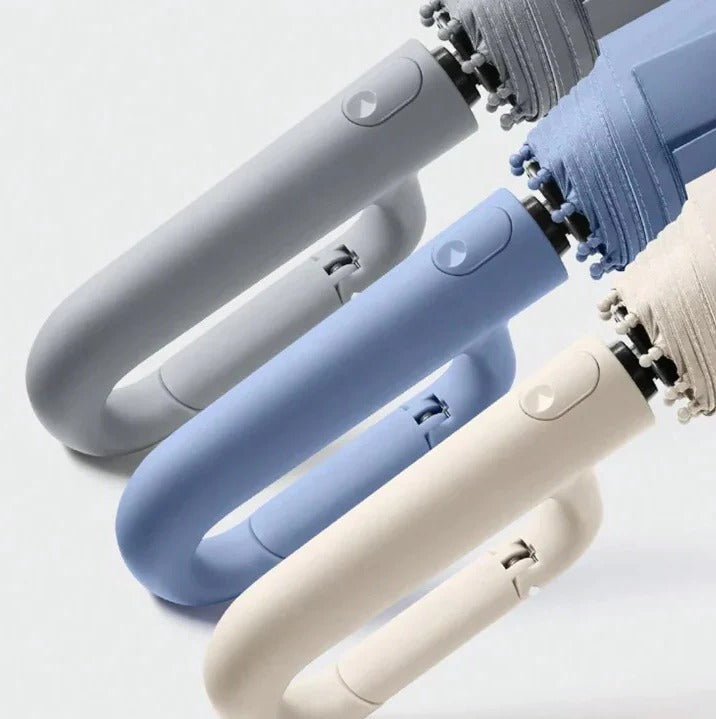 Umbrella with Wind Resistance and Reflective Trim