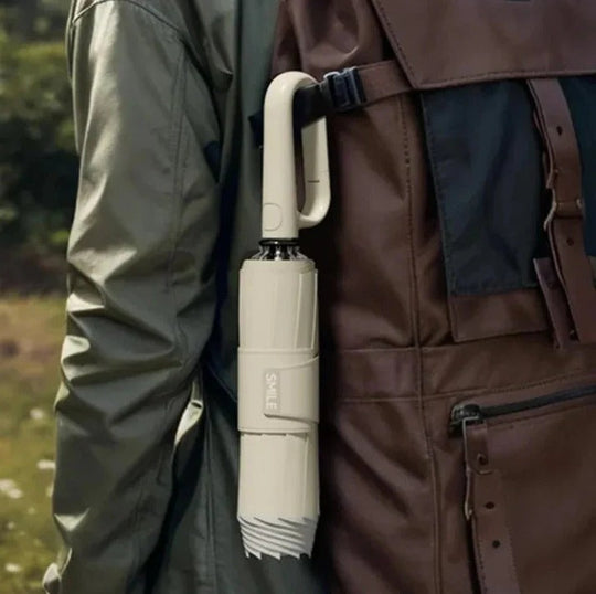 Umbrella with Wind Resistance and Reflective Trim