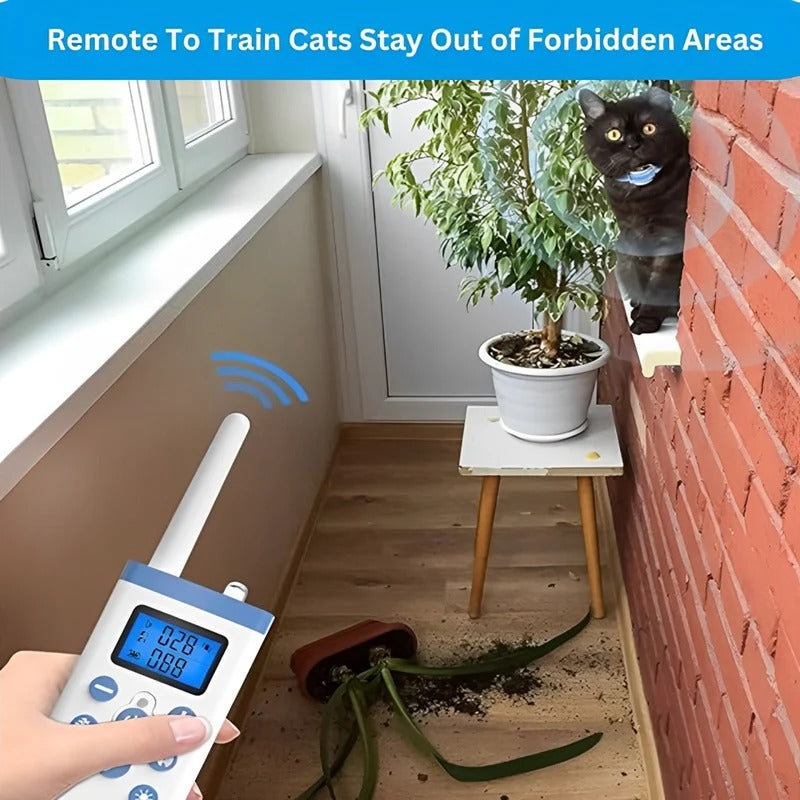 Cat Training Collar with Adjustable Sound and Vibration