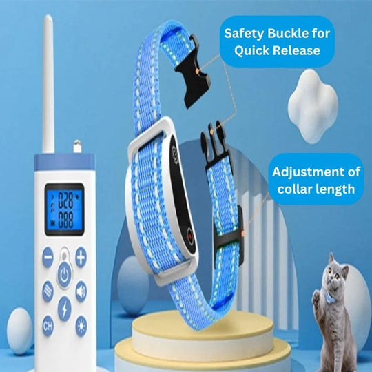 Cat Training Collar with Adjustable Sound and Vibration