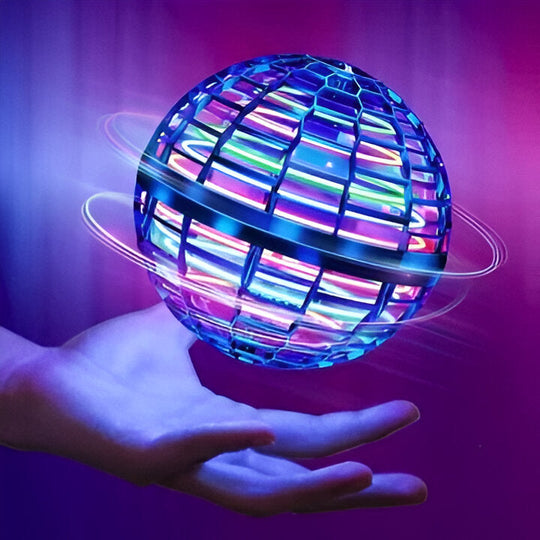 Hover Ball Toy with LED Lights and Galaxy Design