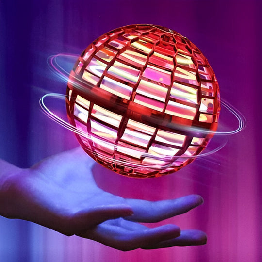 Hover Ball Toy with LED Lights and Galaxy Design