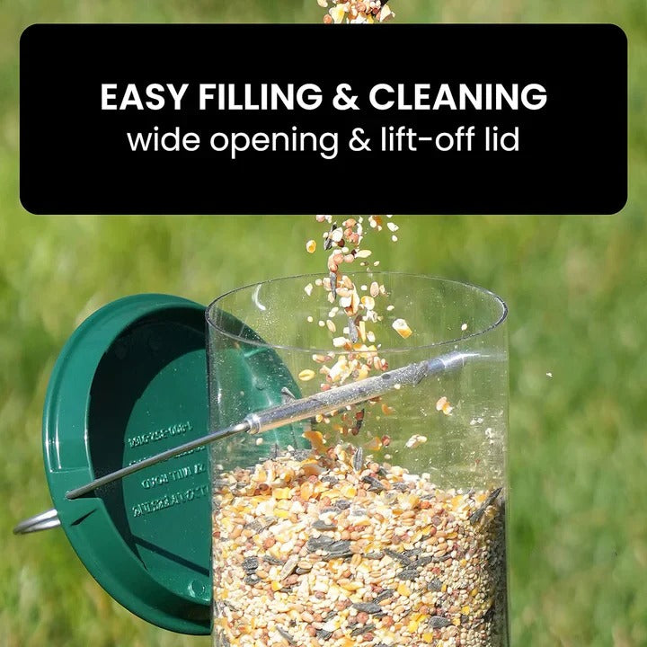 Bird Feeder with Weather Resistance and Squirrel Proof Design