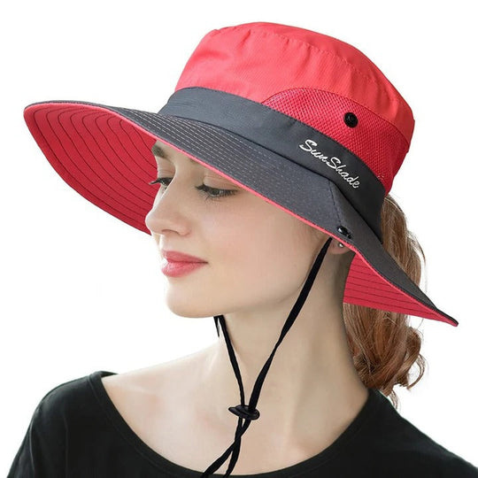 Hat with UV Protection and Foldable Design