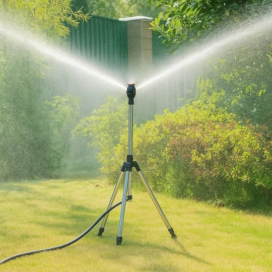 Tripod Sprinkler with Adjustable Rotation and High Pressure