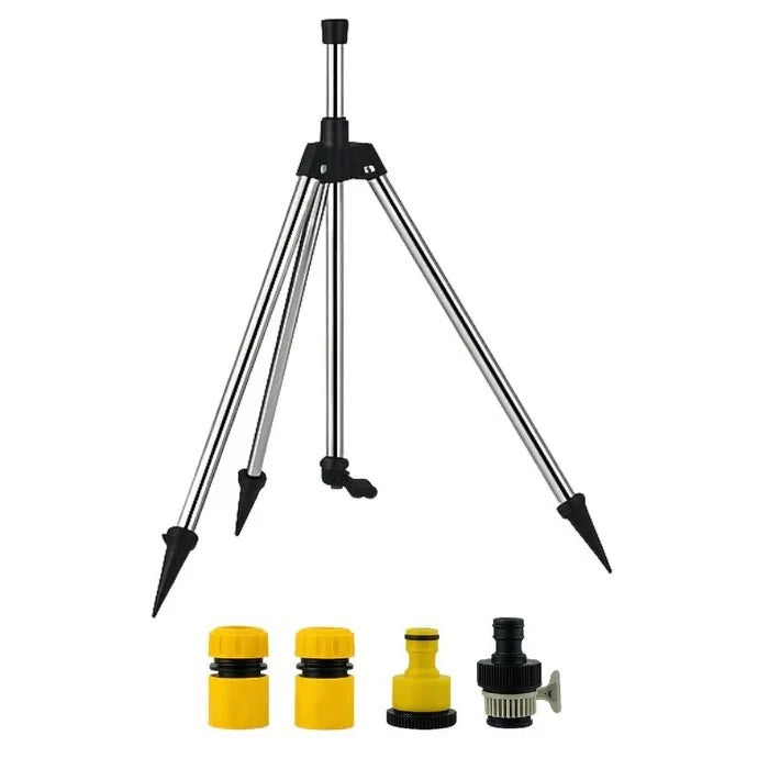 Tripod Sprinkler with Adjustable Rotation and High Pressure