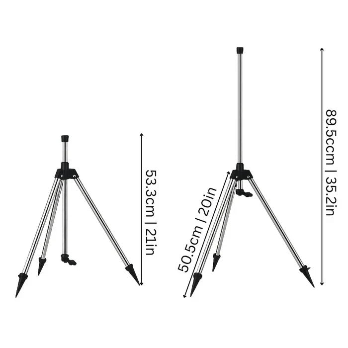 Tripod Sprinkler with Adjustable Rotation and High Pressure