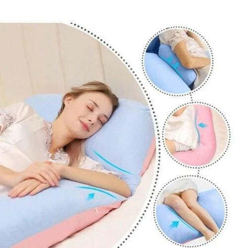 Body Pillow with Adjustable Support and Full-Length Comfort