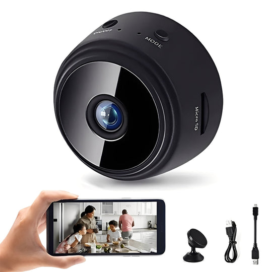 WiFi Camera with 1080p HD Recording and Magnetic Mount