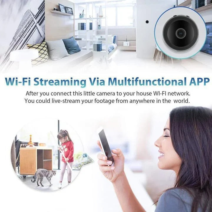 WiFi Camera with 1080p HD Recording and Magnetic Mount