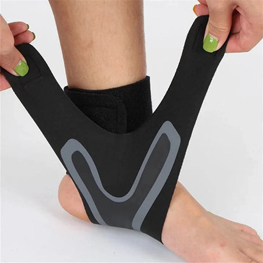 Ankle Support with Adjustable Compression and Stability