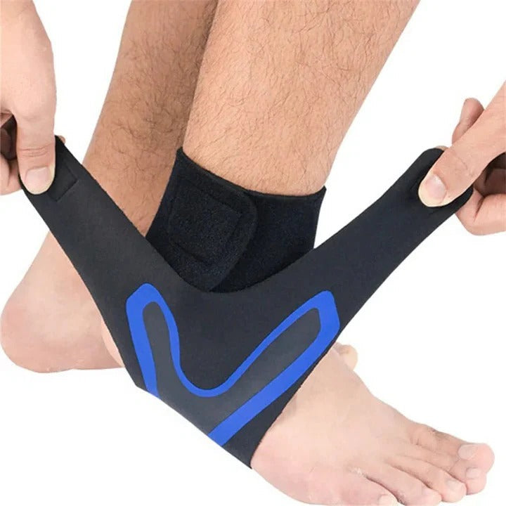 Ankle Support with Adjustable Compression and Stability