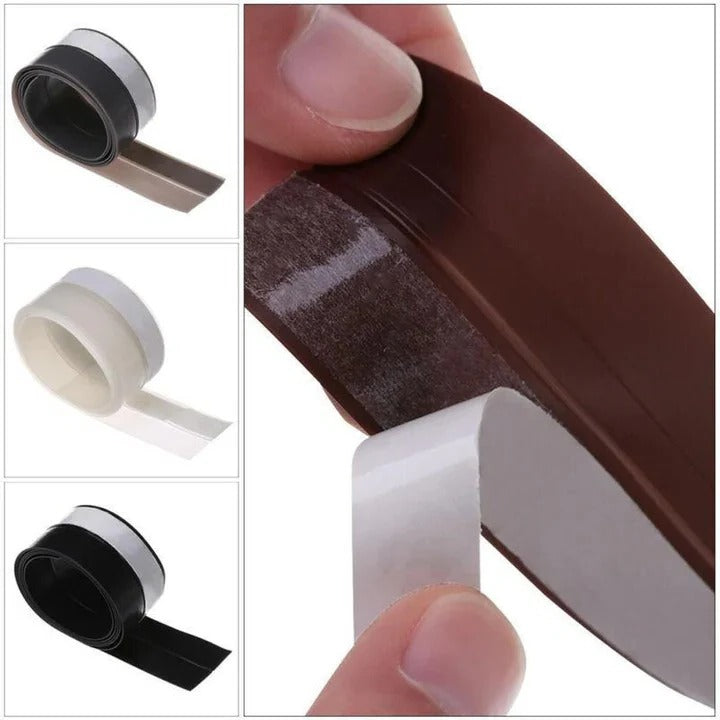 Door Seal with Weatherproof Insulation and Self-Adhesive Strip