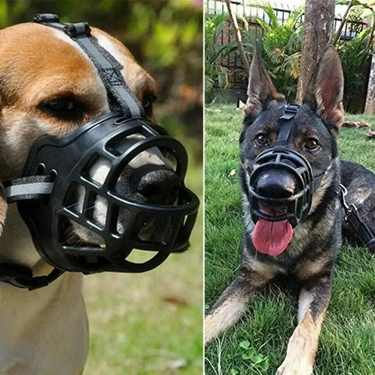 Dog Muzzle with Reflective Safety and Adjustable Fit