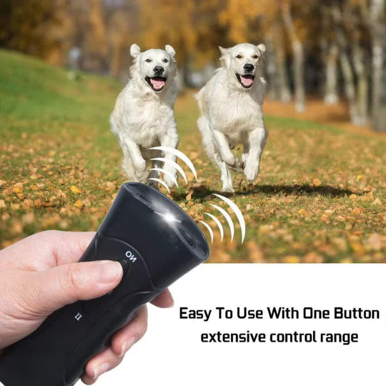 Dog Bark Control Device with Ultrasonic Sound and Humane Design