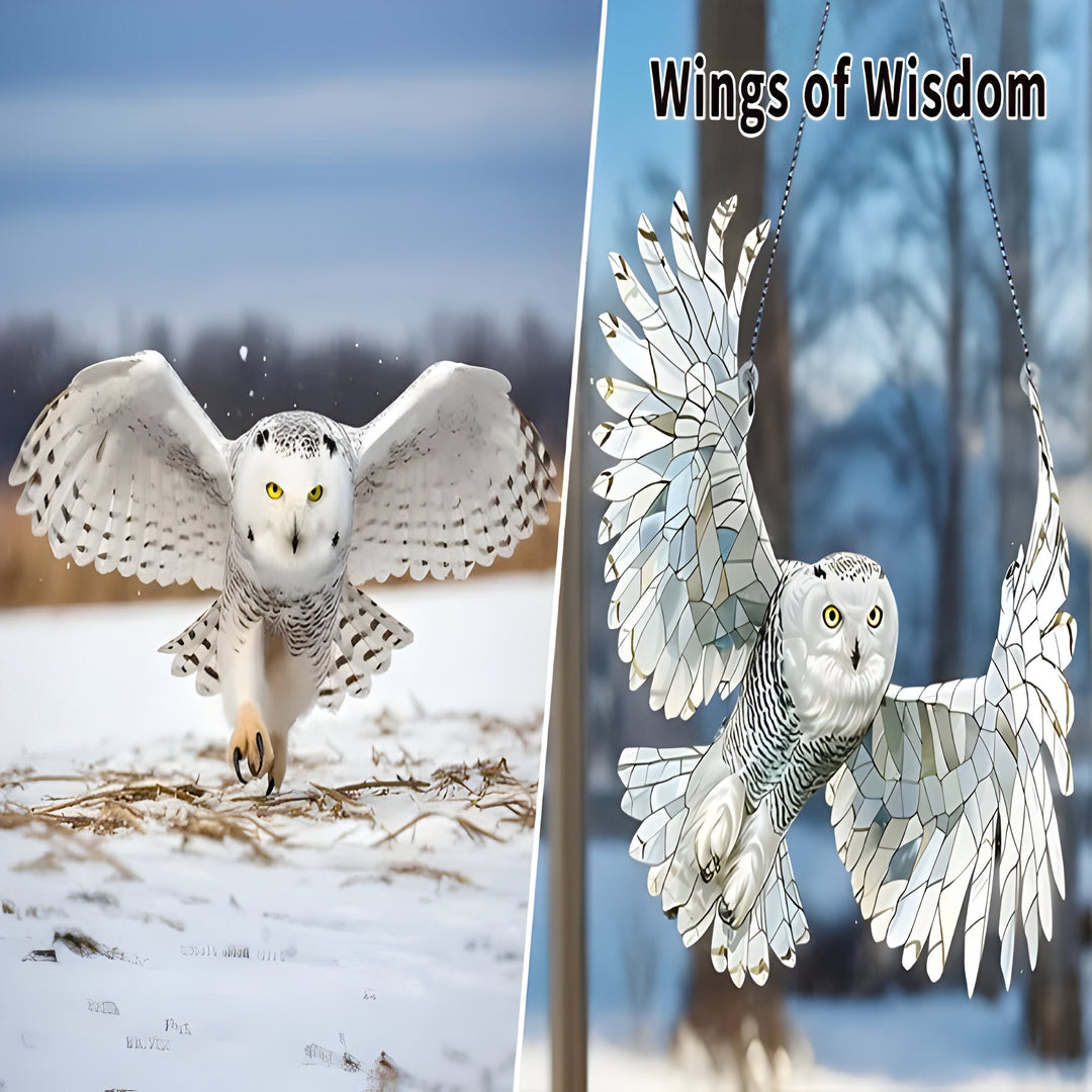 Window Panel with Stained Glass Hummingbird Design