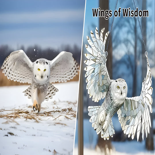 Window Panel with Stained Glass Hummingbird Design