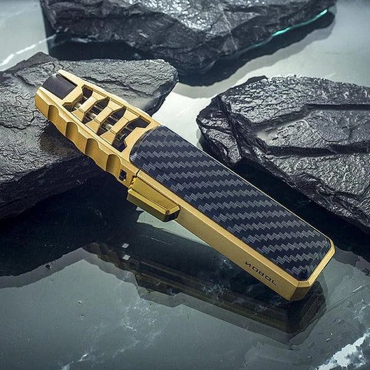 Lighter with Windproof Design and Adjustable Flame