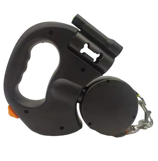 Dog Leash with Tangle-Free Design and LED Light