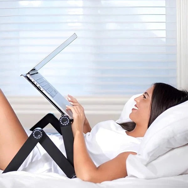 Laptop Stand with Adjustable Height and Cooling Vent