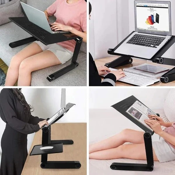 Laptop Stand with Adjustable Height and Cooling Vent