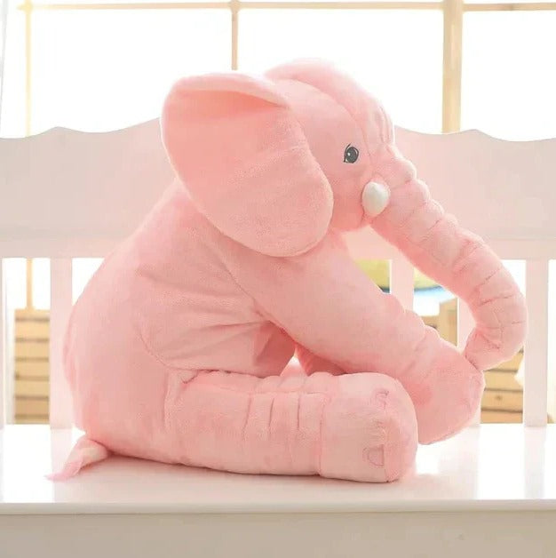 Cuddle Pillow with Soft Fabric and Elephant Design