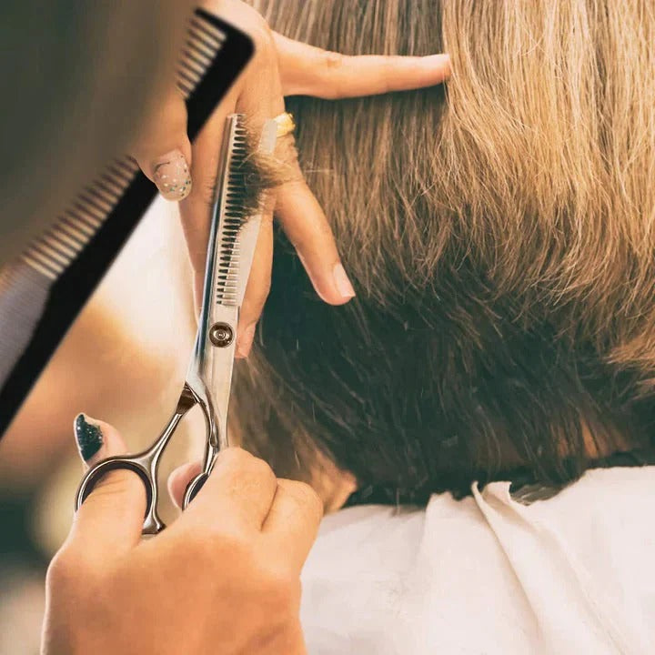 Haircutting Kit with Stainless Steel Scissors and Tools