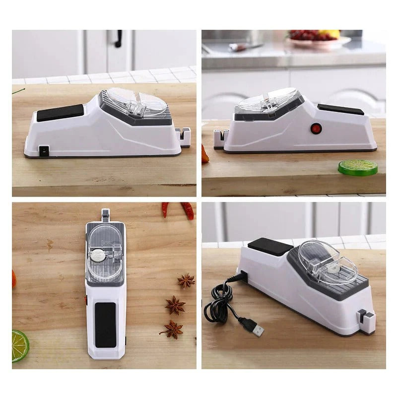 Knife Sharpener with USB Rechargeable and Portable Design