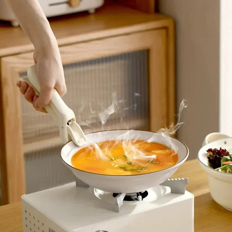 Cookware with Silicone Heat Resistant Handle Cover