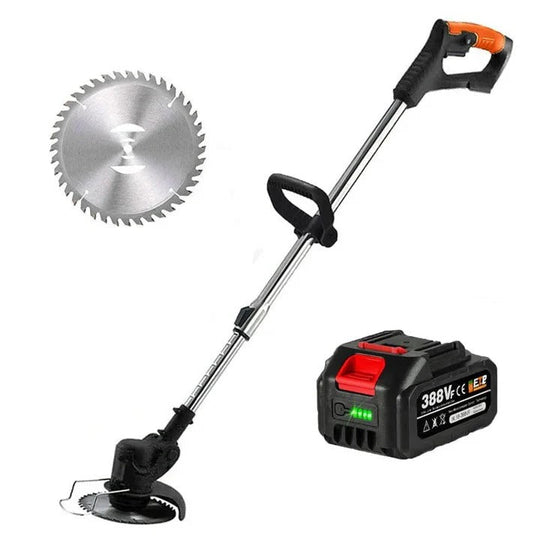 Lawn Care Tool with Cordless Trimmer and Edger