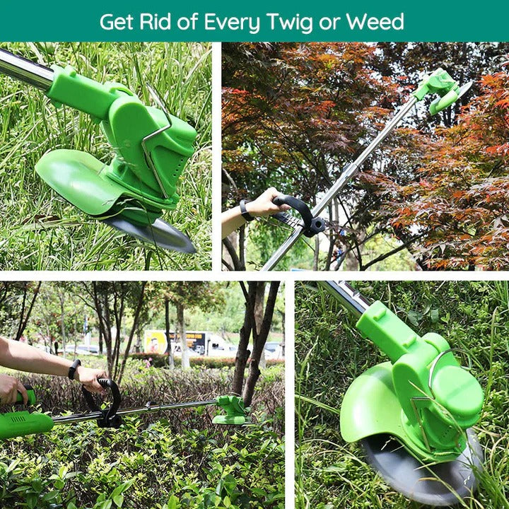Lawn Care Tool with Cordless Trimmer and Edger